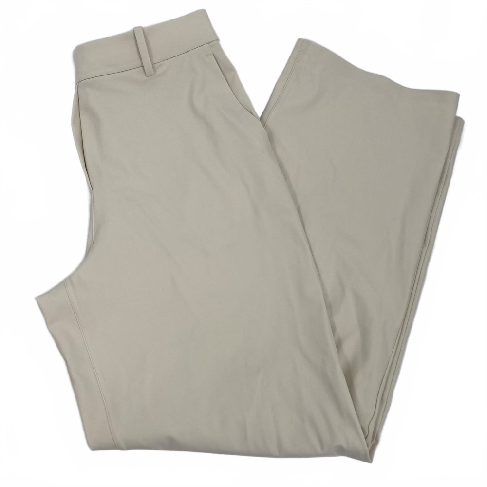 lululemon athletica Beige Wide Leg Pants High Rise | Womens L